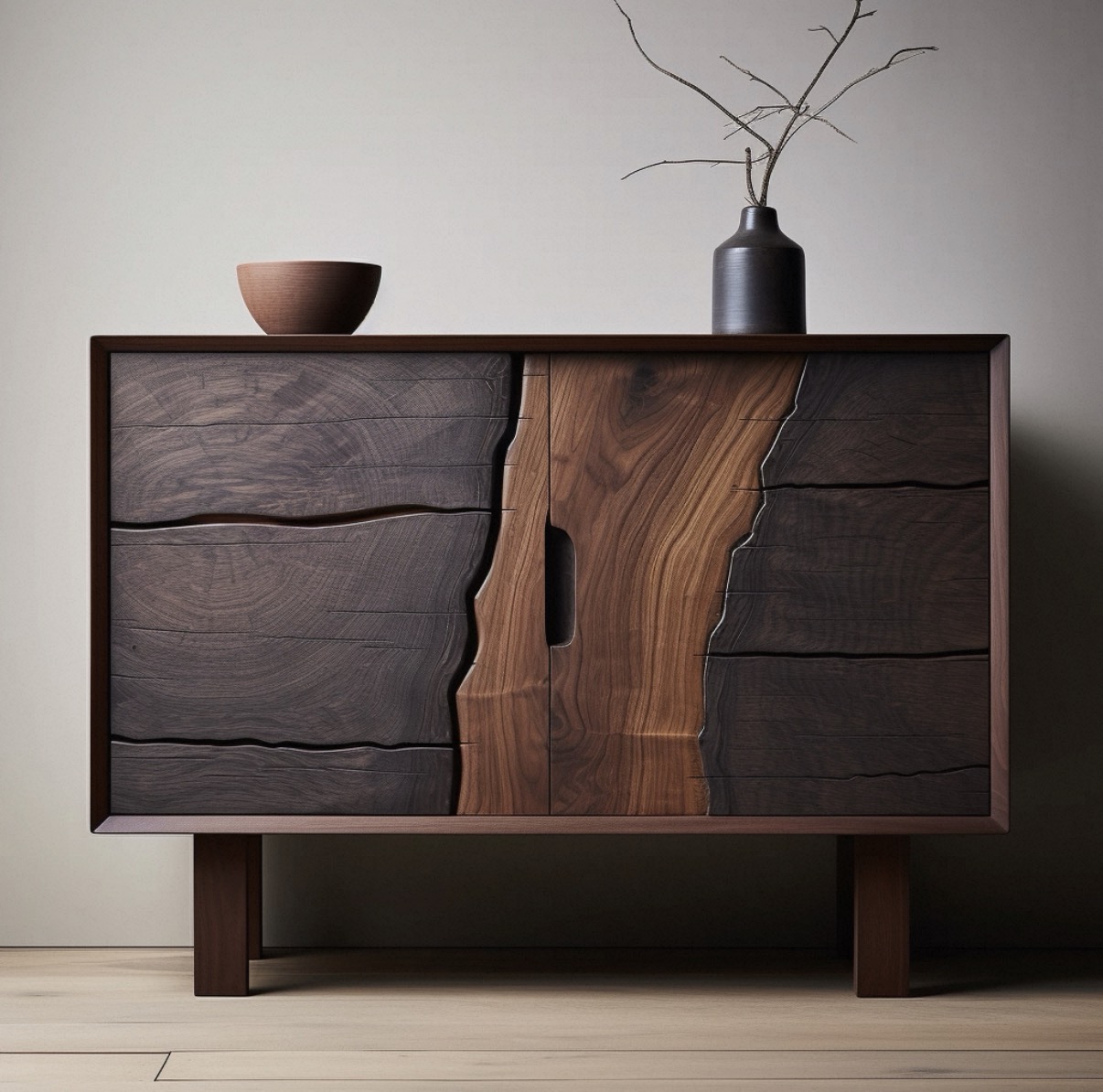 Akira Solid Wood Sideboard